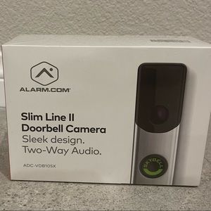Alarm.com Slim Line II Doorbell Camera